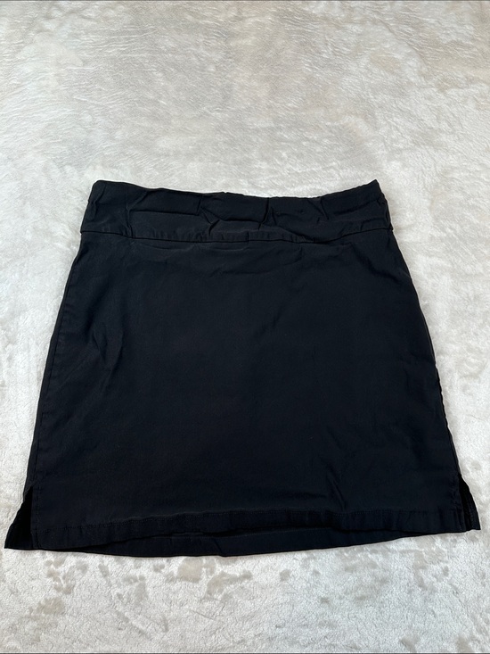Rafaella Dresses & Skirts - Rafaella Black Straight Mini Skirt with Shorts Underneath